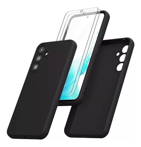 Funda Para Samsung Galaxy De Silicona Líquida + 2mica