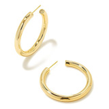 Kendra Colette Aretes Aro Grandes Metal Dorado Talla Unica