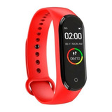 Smart Band Malla Roja Inteligente Sumergible Ritmo Cardiaco.