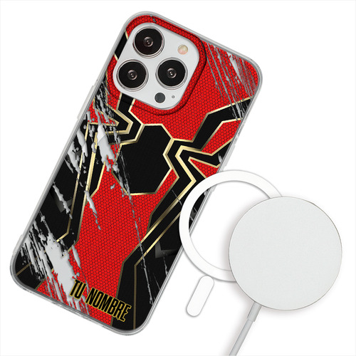 Funda Para iPhone Magsafe Spiderman Traje Personalizada