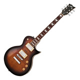 Guitarra Les Paul Esp Ltd Ec256 Flamed Maple Dark Brown Sb Cor Dark Brown Sunburst Orientação Da Mão Destro