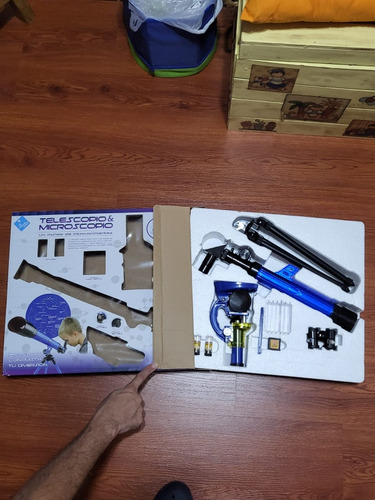 Set Telescopio Y Microscopio Para Niños!