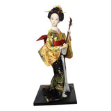 Geisha Japonesa De 12 Pulgadas, Muñeca Geisha Asiática,