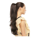 Aplique Rabo Humano 55cm Liso Ondulado Cabelo Natural 100gr