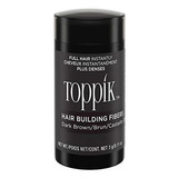 Toppik Hair Building Fibers, Marrón Oscuro, 0.11 Oz.