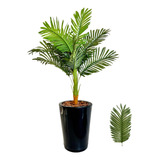 Planta Artificial Palmeira Coqueiro + Vaso Completo Cores