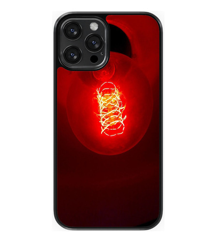 Funda Diseño Para Samsung De Luces Neón Rojas  #10
