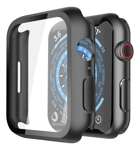 Protectores Para Apple Watch Misxi, Series 9/8/7, 45 Mm, Neg