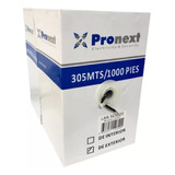 Cable Utp Lan 5ex620 Pronext Para Exterior Caja 305mts 