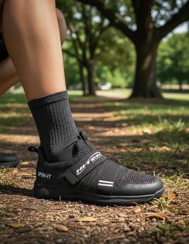 Zapato Tenis Mtb Spinning Hi-tek Spin-it 2 Negro