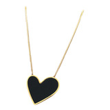 Collar Bijoux Momi Corazón Negro 