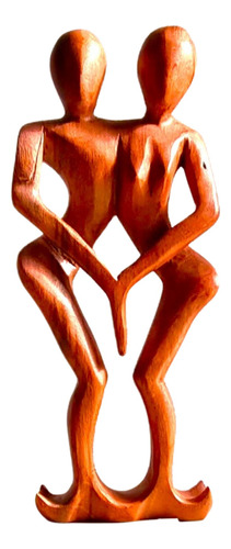 Figura De Parejas En Madera 30cm