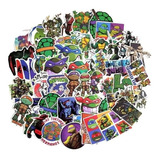 Tortugas Ninjas - Set De 50 Stickers / Calcomanias 