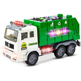 Camion De Basura Carro Juguete Niño Didactico Luces Sonido