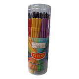 Kit De Pinceles Rodart 72 Ppw Escolares Varios Colores 72 Pz