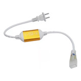 Conector A 220v Para Manguera Neón Led Sirve Hasta 100 Mts