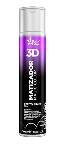 Magic Color Matizador 3d Efeito Prata 300ml 