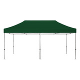 Tenda Sanfonada 6x3 Nylon 800d Impermeável Verde Para Evento