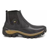 Coturno Bota Masculina Botina Couro 100% Legítimo - Oferta