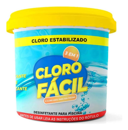 Cloro Fácil Granulado 3 Em 1 Balde 10kg Piscinas - Ultraclor