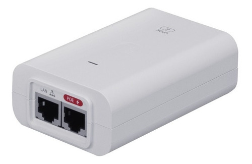 Adaptador Poe Ubiquiti 802.3af 48vdc, 0.32a Gigabit U-poe-af