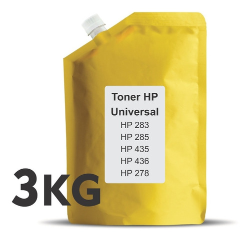 Pó Recarga Toner P/ Hp 85a 285a P1102w P1102 M1212 M1132 3kg