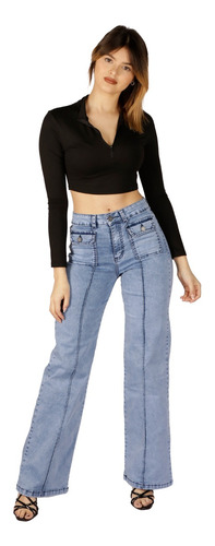 Jeans Recto Celeste Je3517c