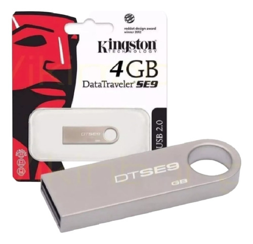 Memoria Usb 4gb Kingston Metalica