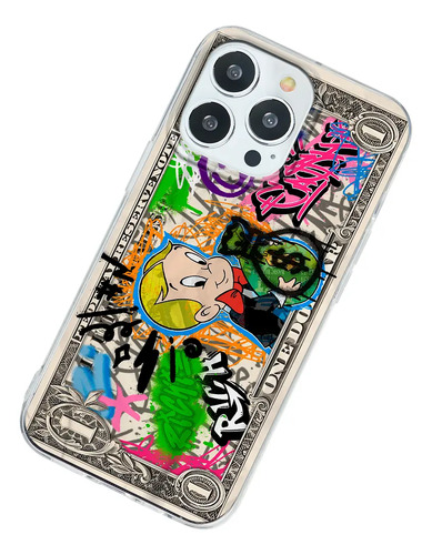 Funda Para iPhone Arte Pop Street Art Ricky Ricon Richie Rich Dollar Og | Envío gratis