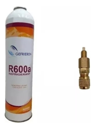 Gas Gefrieren R-600a+válvula Refrigerante Aire Acondicionado