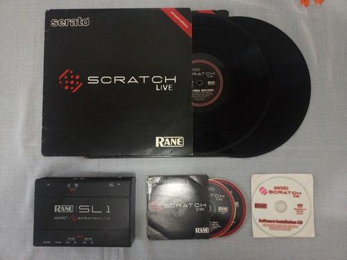 Interface Serato Rane Sl1 Completo Com 2 Cds E 2 Vinis 