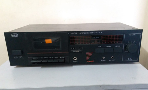 Stereo Cassette Deck Cce Cd200 Nunca Usado - Raridade 