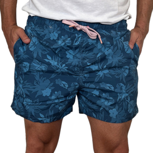 Short Malla Traje Baño Hombre Con Suspensor Importado Flo