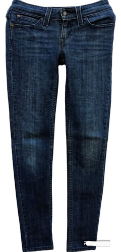 Pantalón Jean Levis Curve Oscuro Talle 25 Elástisado 