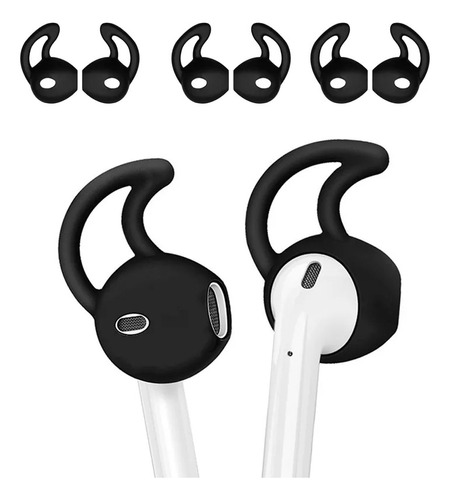 Funda Silicona Auriculares Bluetooth Internos Con Gancho X 4