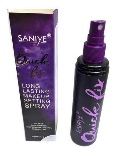 Spray Fijador De Maquillaje 110ml Larga Duración Saniye