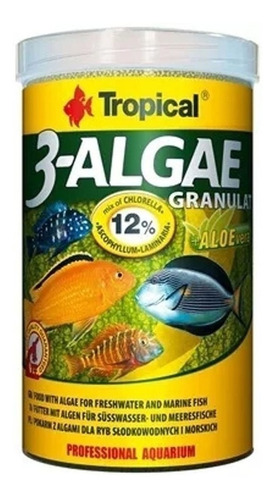 Alimento Tropical 3 Algae Granules 110g Grano Vegetal Algas