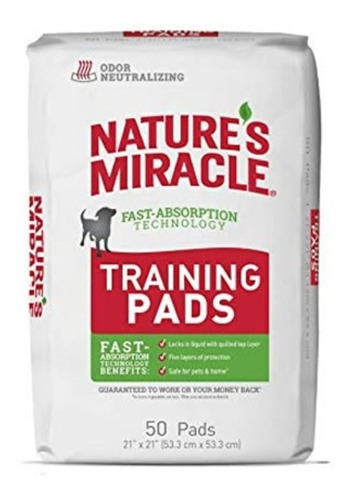 Sabanillas Perro Nature´s Miracle Training Pads 50 Un