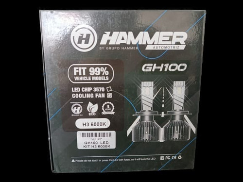 Bombillo Hammer H1 H3 H7 H11 9005 9006 Kit Led 30.000lm Foto 3