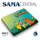 Pokemon Pack 3 Mouse Pads. Tapetes Para Raton Pikachu