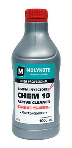 Limpia Inyectores Molykote Chem 10 Diesel 1 Lt