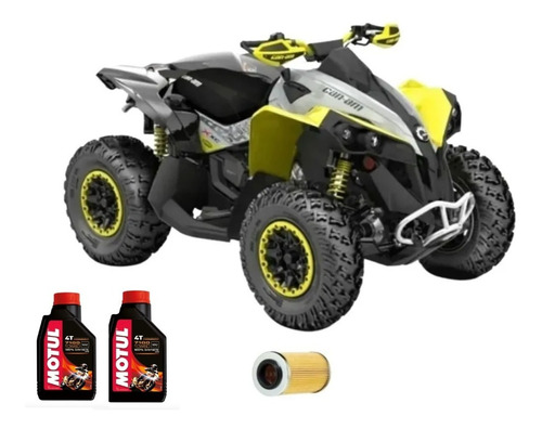 Kit Service Can Am Outlander Renegade Filtro + Motul 7100 Rp