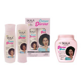 Kit Shampoo, Acondicionador Y Mascara Skala Crespo Divino