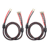 K2b-4y - Cable Para Altavoces (2 Conectores Banana  4 Conect