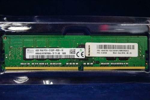 46w0786 Lenovo 4gb 1rx8 Pc4-2133 Memory 46w0784 47j0250