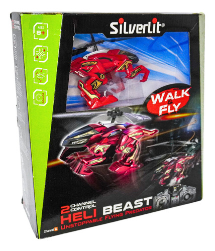 Dron Helicóptero Radio Control Camina Vuela Heli Beast 