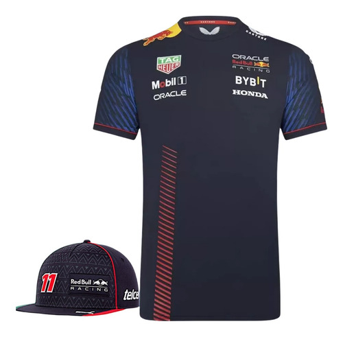 Camiseta Car Culture Red Bull Racing Y Gorra Red Bull