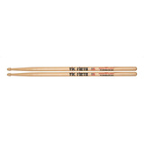 Vic Firth 7adg Par De Baquetas 7a Punta De Madera P/ Batería Color Natural