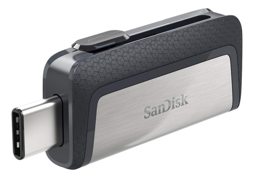 Unidad Sandisk Ultra Dual, 256 Gb, Usb-c, Usb 3.1, Retrac...