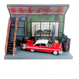 Christine Plymouth Fury 1958 Diorama Auto World Garage 1:64
